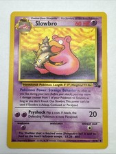 Slowbro 43/62 Uncommon Fossil Pokemon Unlimited Moderately Played on eBay