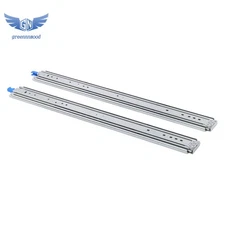 1 Pair Locking Drawer Slides 30 Inch Full Extension & Lock 500 lb Load Capacity