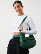 All About Small Crossbody Hobo Bag Trillium Green