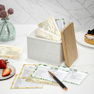 3X5 Inches Recipe Card Protectors, Index Card Sleeves, Set of 100