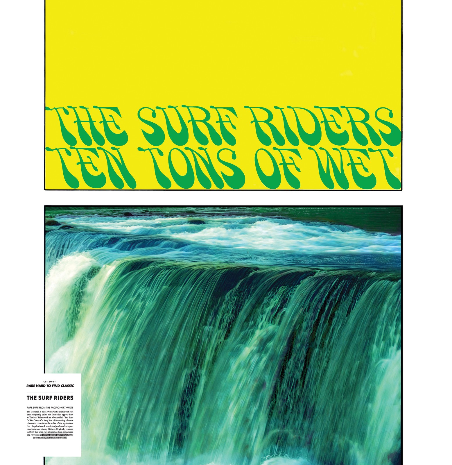 The Surf Riders Ten Tons of Wet (Vinyl LP) 12" Album