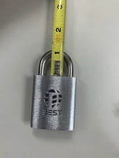 Best 5/16” Brass Padlock 7-Pin 3/4 Shackle(less Core) 21B72L