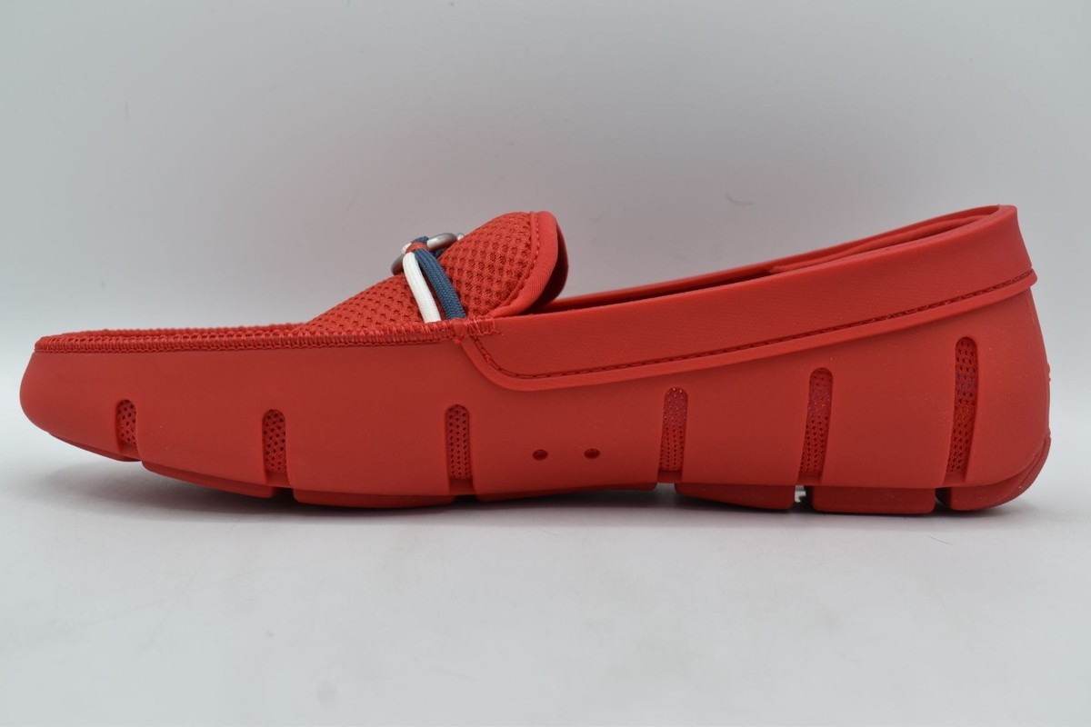 Swims Vibrant Red Men\'s Slip-On Loafers Swims Mens Loafers Mens Casual Slip Ons Shoes For Summer  main image 3