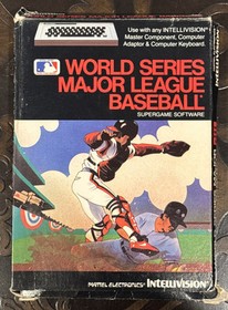 World Series Major League Intellivision ECS 1983 1st Mattel Edition RARE HTF CIB