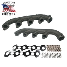 HIGH FLOW Upgraded Exhaust Manifolds For 2003-2007 Ford 6.0L Powerstroke Diesel