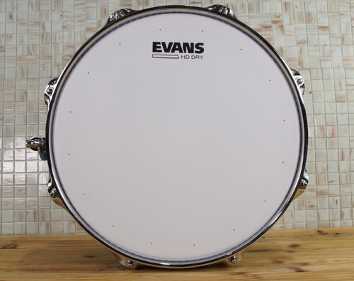 Click Icon 6x12 10ply Maple Snare Drum Light Blue Pearl Finish - Picture 8 of 9