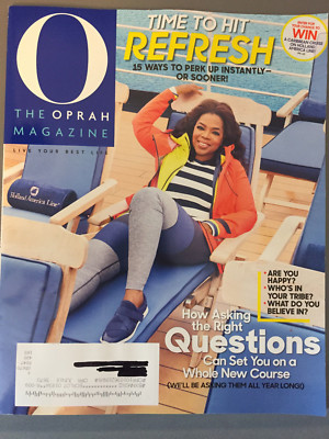 O The Oprah Magazine January 2018 Single Issue Edition - Time to Hit Refresh