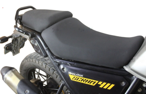 TOURING RIDER & PASSENGER SEAT Fit For ROYAL ENFIELD HIMALAYAN 411 & SCRAM 411 - Picture 2 of 10