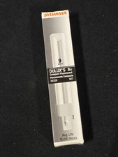 Sylvania CF9DS/827 20329 9W 2700K 2 Pin G23 CFL Bulb **Free Shipping**