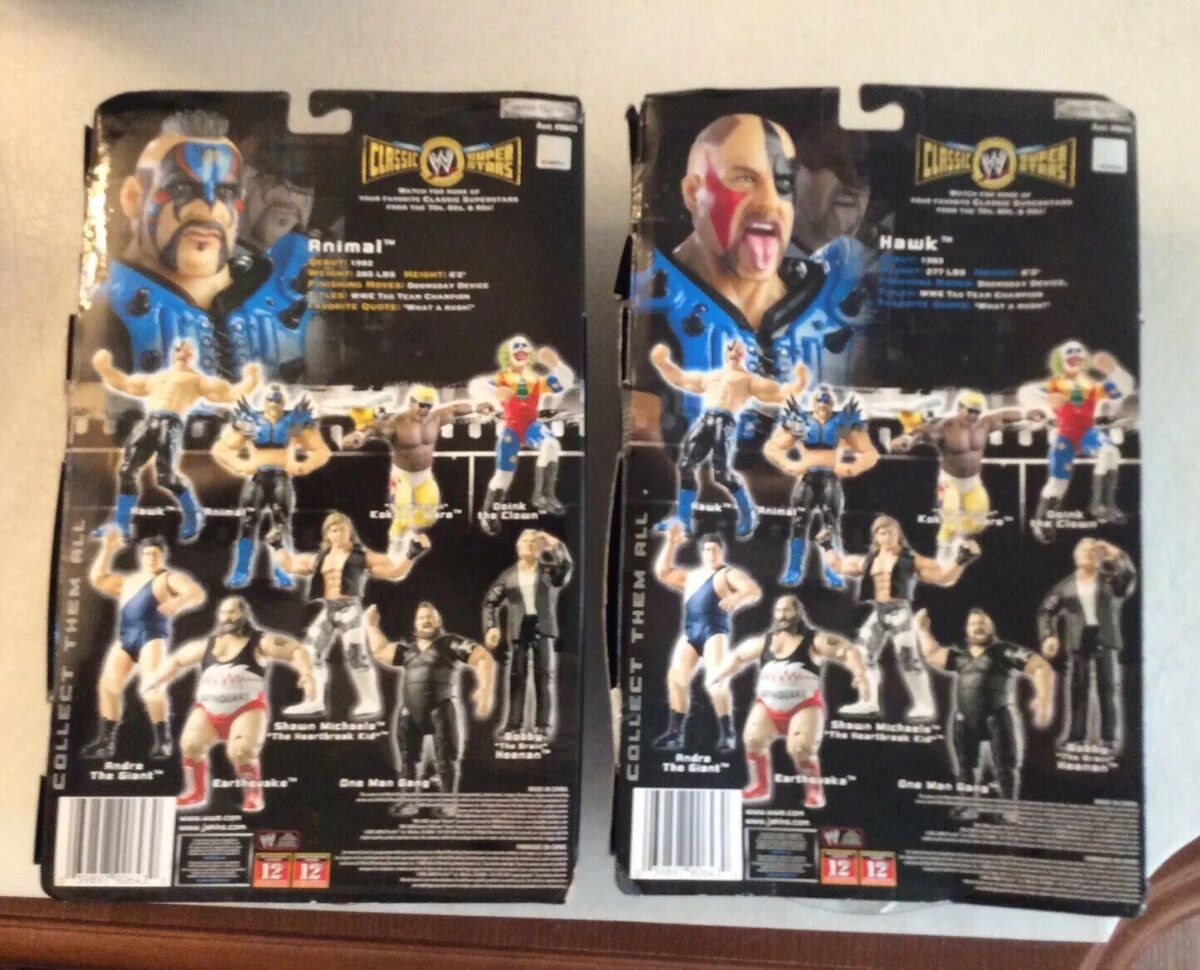JAKKS PACIFIC WWE CLASSIC SUPERSTARS ULTIMATE ROAD WARRIORS JAKKS PACIFIC WWE CLASSIC SUPERSTARS ULTIMATE ROAD WARRIORS