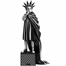 Banksy Liberty Girl by Brandalised Figure Statue of Liberty Comtemporary Art