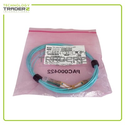 HPE 25G SFP28 to SFP28 7M Active Optical Cable 844483-B21 844485-001 *New Other*