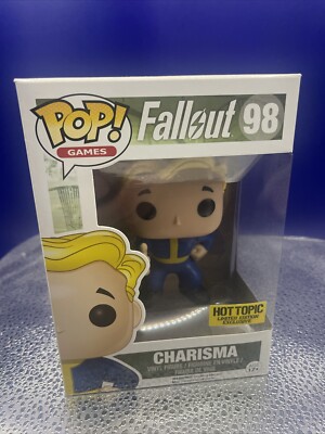 Funko Pop! Vinyl: Fallout - Charisma - Hot Topic (Exclusive) #98 with Protector