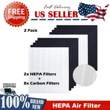 2 Pack HEPA Replacement Air Purifier Filter 3304899 for Coway AP1512HH AP-1512HH