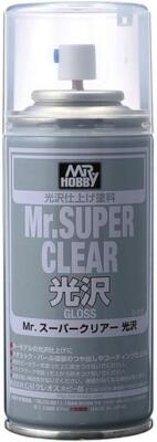 Mr. Hobby B513 Mr. Super Clear Gloss Top Coat Spray Paint 170ml - US Fast Ship