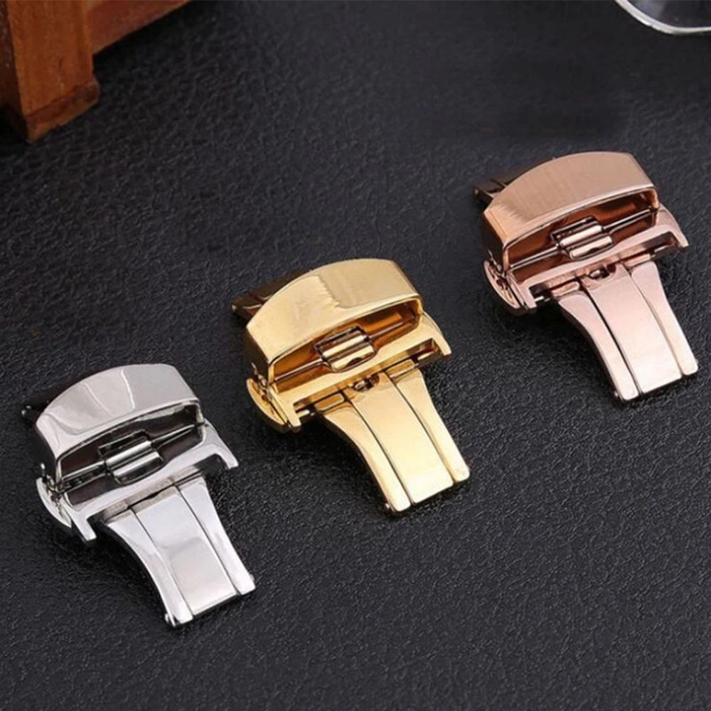 Deployment Clasp Watch repair parts Fold Watch Buckle Double Push Button