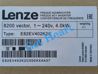 E82EV402K2C 1PCS NEW LENZE Inverter 8200 vector 4.0kW  DHL or FedEX or UPS