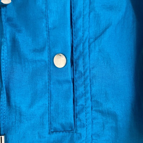 BNWT CLASSICS Women's Blue RAINCOAT Zipper With Pockets Hoodie Jacket L (16-18) - Picture 10 of 23
