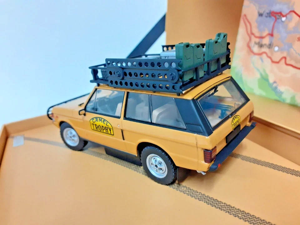 MODELLINO AUTO 1:43 ALMOST REAL RANGE ROVER CAMEL TROPHY 1982 MODELLISMO STATICO - Immagine 4 di 4