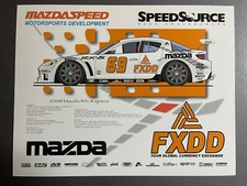 Mazda RX-8 Coupe Race Car Collector Card, White - RARE!! Awesome L@@K