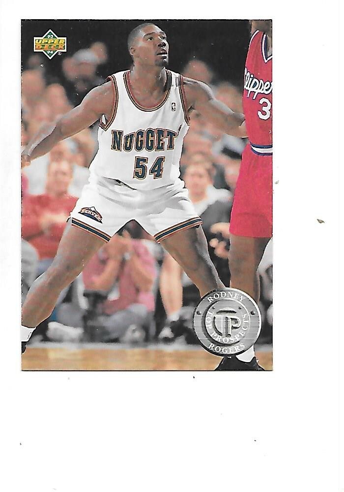 1993-94+Upper+Deck+-+%23491+Rodney+Rogers+%28RC%29 for sale online | eBay