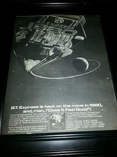 B.T. Express Does It Feel Good Rare Original Promo Poster Ad Framed!