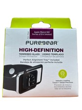 PureGear HD Tempered Glass Screen Protector for Apple Watch Series 6/SE/5/4 44mm