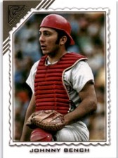 JOHNNY BENCH 2022 Topps Gallery #143 Cincinnati Reds HOF