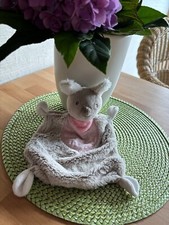💕Schmusetuch Kuscheltuch Pusblu Känguru rosa grau💕 selten