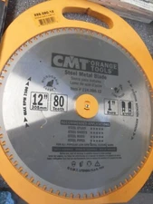CMT #226.080.12 CARBIDE-TIPPED DRY-CUT STEEL SAWBLADES, 12" X 80T X 1" BORE
