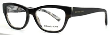 MICHAEL KORS MK4037 Lavender Orchard 3211 Black Horn Womens Eyeglasses 51-16-135