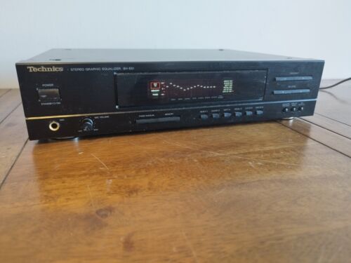 TECHNICS SH-E51 7 Band Graphic Equalizer Spectrum Analyser 1991 - 1995 JAPAN