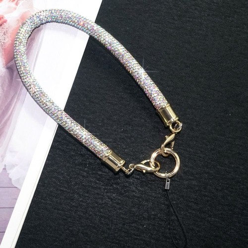 Bright Rhinestone Phone Lanyard Glitter Wrist Straps Phone Accessories - Zdjęcie 13 z 19