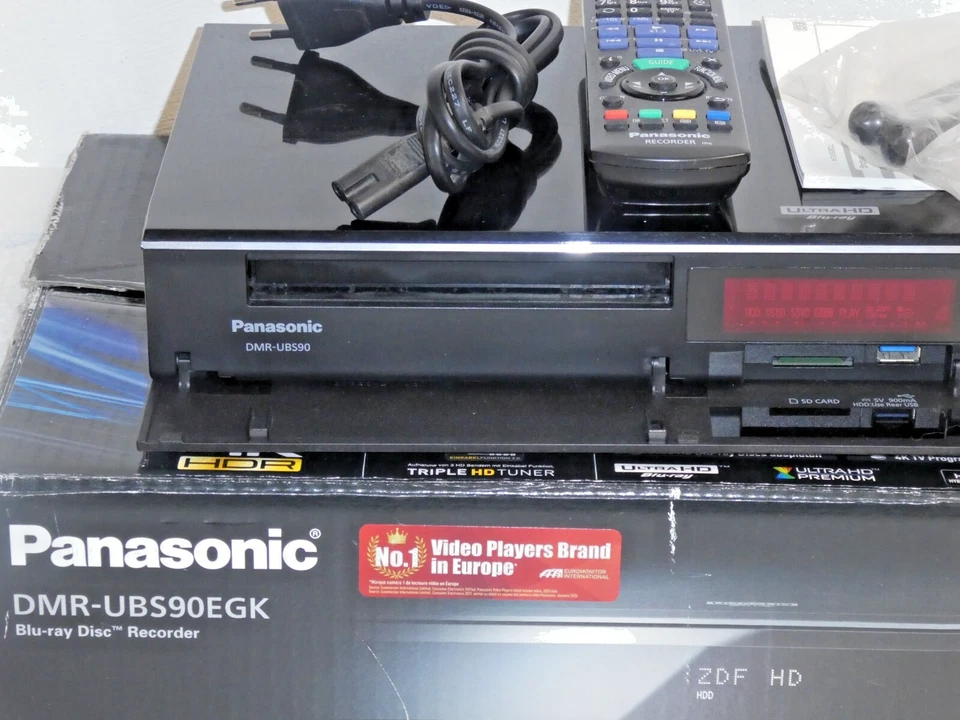 Panasonic DMR-UBS90 UHD 4K Blu-ray Recorder / 2TB HDD, OVP, FB&BDA, 2J.Garantie - Bild 4 von 4