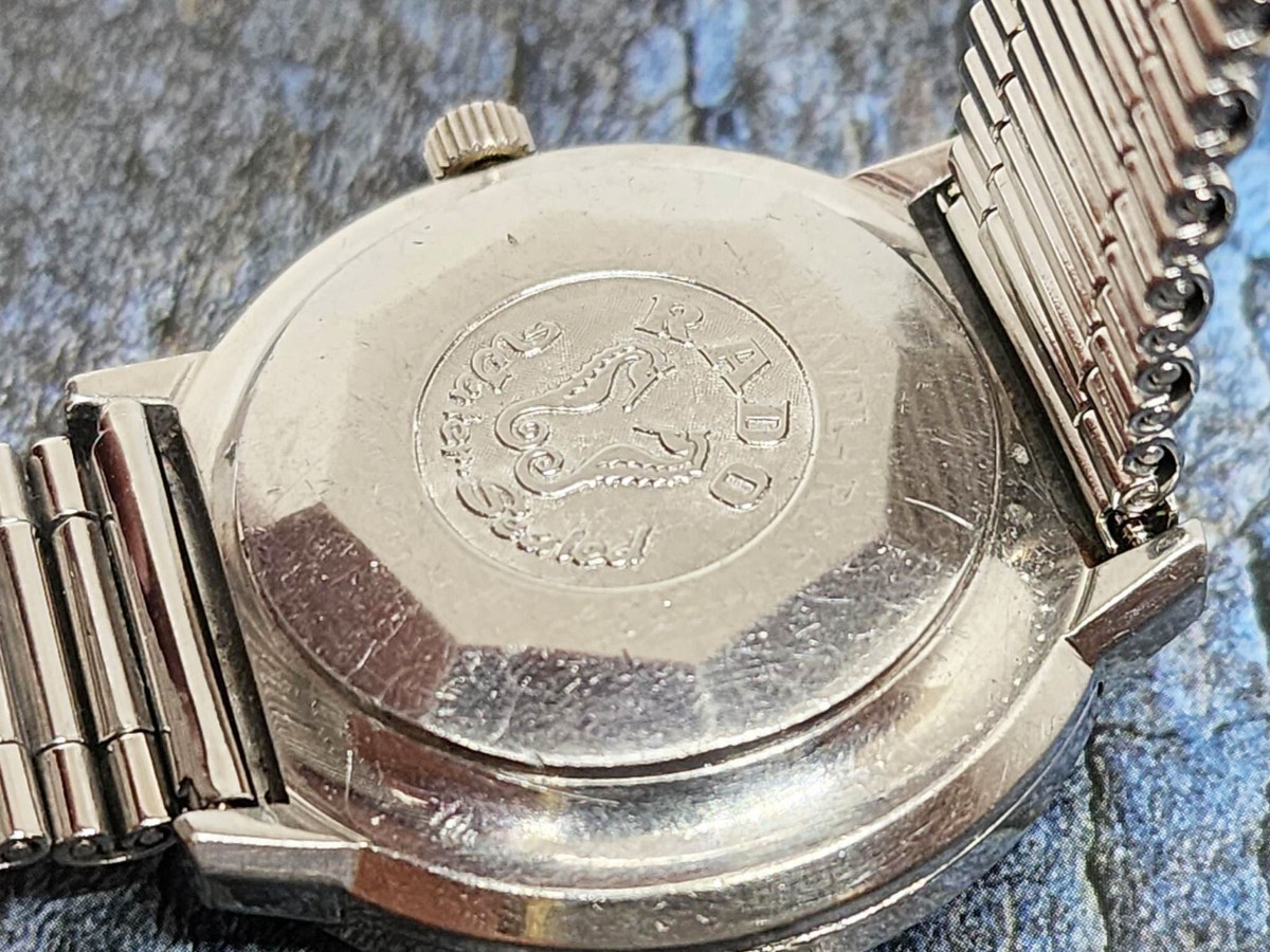 RARE RADO COSMO TRAVEL V202 AS 1858 Swiss Automatic Gents Silver