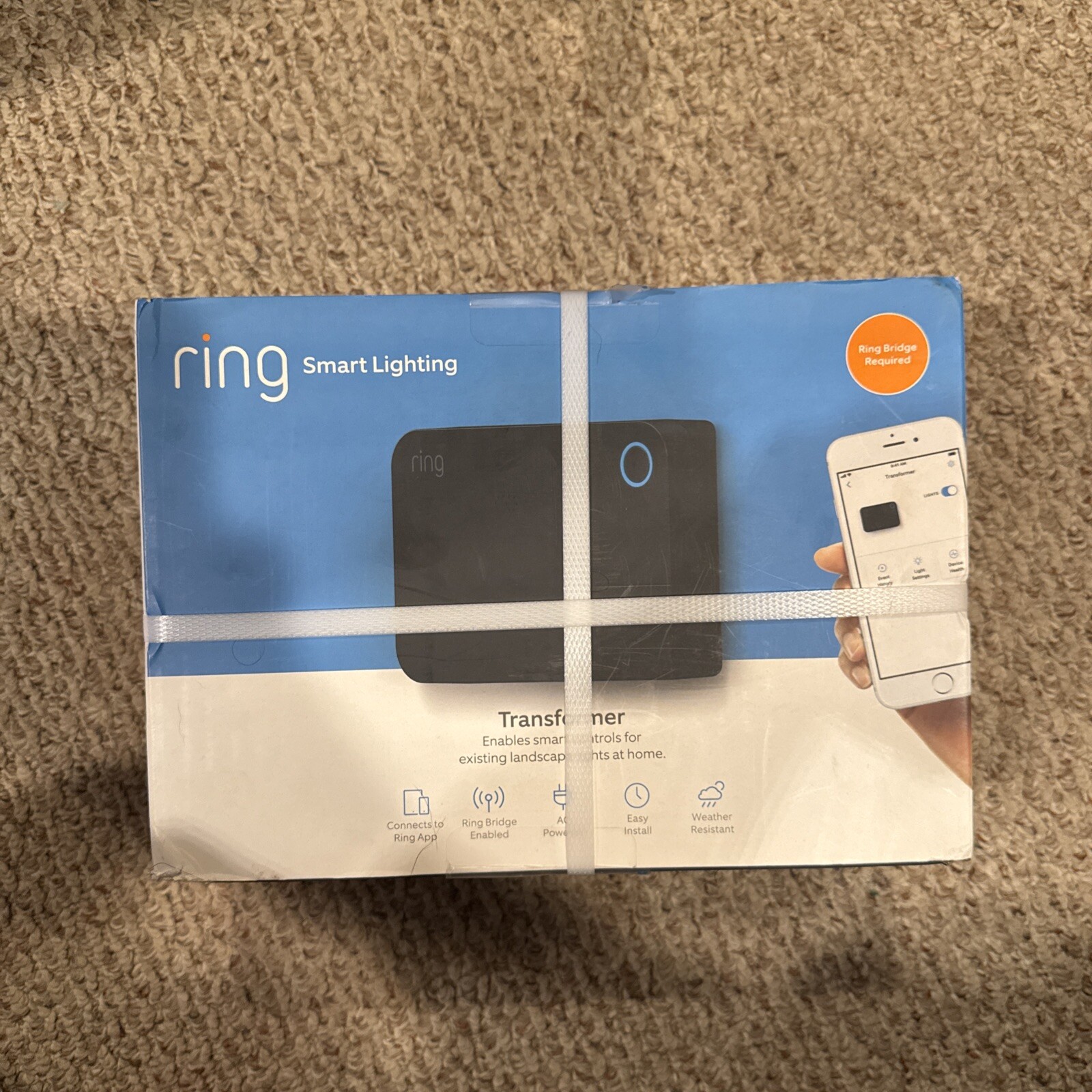 Ring Smart Outdoor Lighting Transformer Brand New Sealed-image