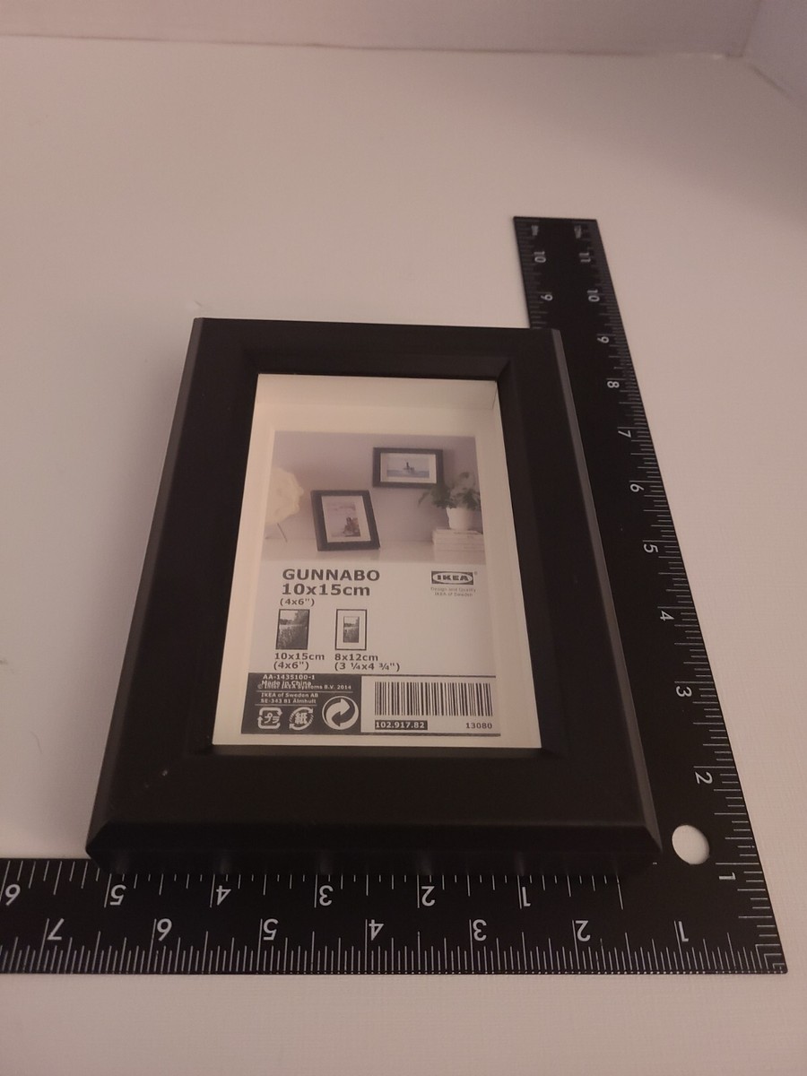 Ikea GUNNABO Black 4x6