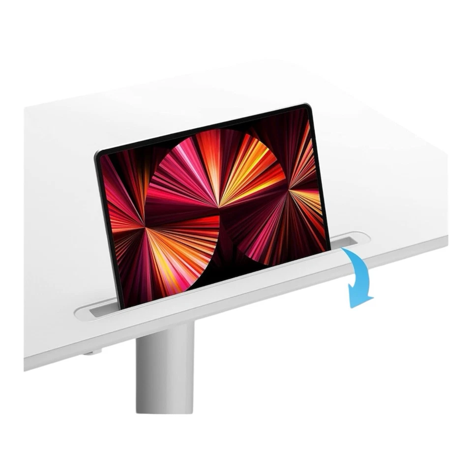 AVLT Carrinho de Mesa Móvel Pneumático para Laptop NOVO - BRANCO - Imagem 3 de 4