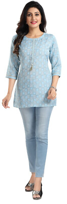 Gota Laces and Thread Work Kurtis for Women Kurti Tunika Kurta Shirt Kleid DKS09