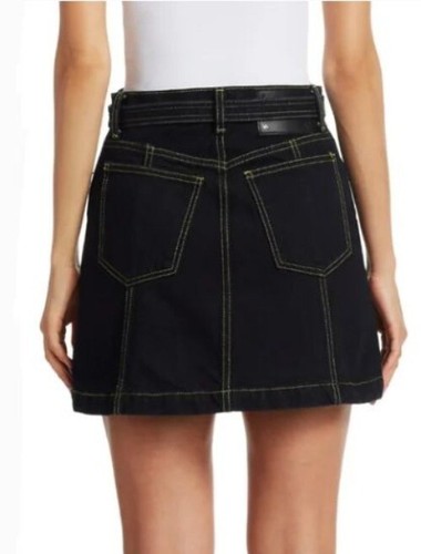 Proenza Schouler White Label Denim Mini Skirt Indigo Size 0 - Picture 3 of 11