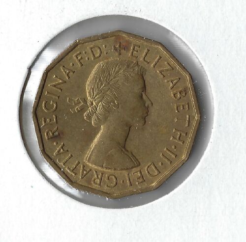 Coin Great Britain 3 Pence 1954 KM900, Elizabeth II - Picture 2 of 3