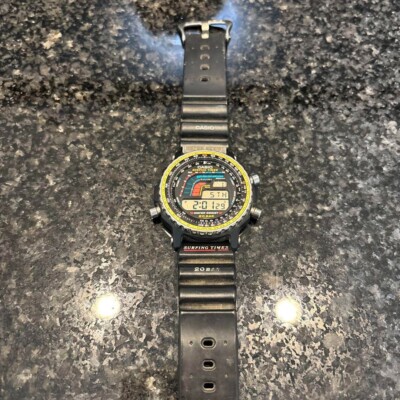 CASIO SURFING TIMER 20bar レトロ　DW-403 Casio G SHOCK DW-403 Surfing Timer 20BAR Vintage Digital