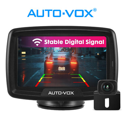 AUTO-VOX CS2 Kabellos Rückfahrkamera Einparkhilfe Mit 4.3 Zoll Monitor KFZ SUV