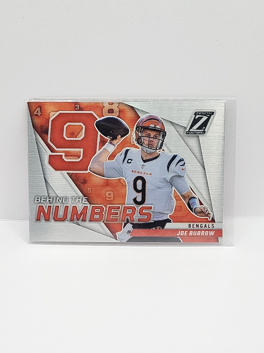 2023 Panini Zenith Behind The Numbers Base #13 Joe Burrow