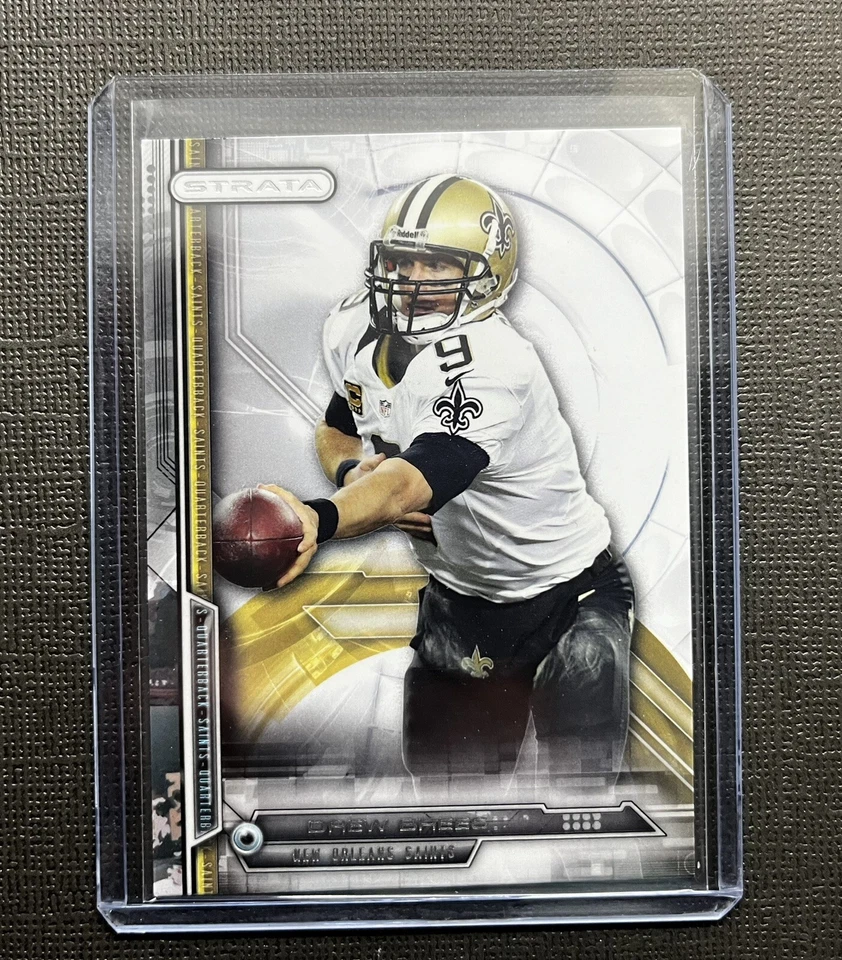 2014 Topps Strata #83 Drew Brees New Orleans Saints (Crisp Mint !!) 🔥🔥🔥 - Image 2 of 3