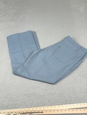 Vintage Levis Pants Mens 40x30 Blue Bootcut JEANS Dacron Slacks 90s 80s USA