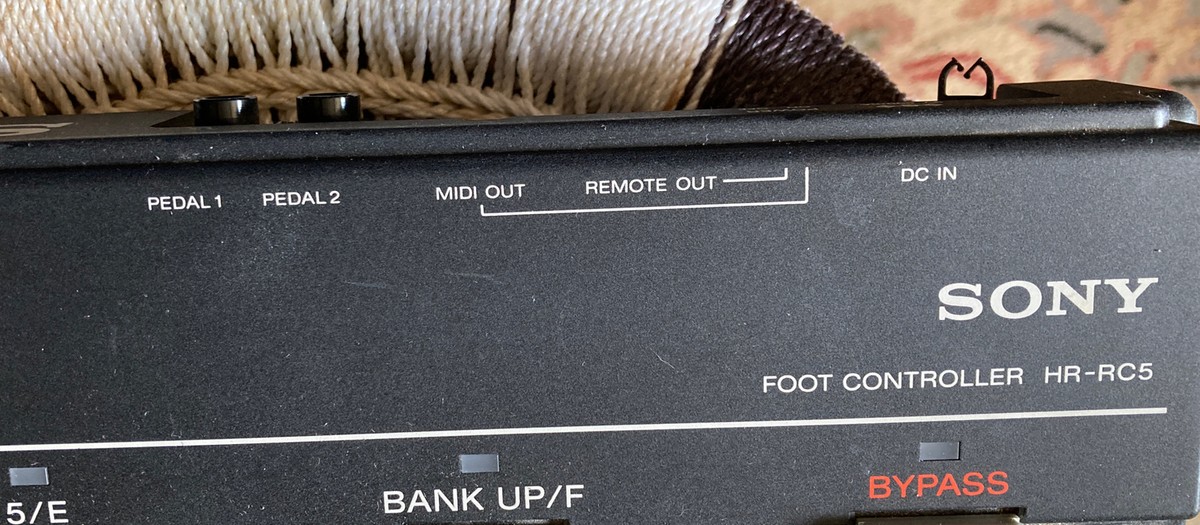 Sony HR-RC5 Foot Controller, FX Effects, Vintage No Accessories | eBay