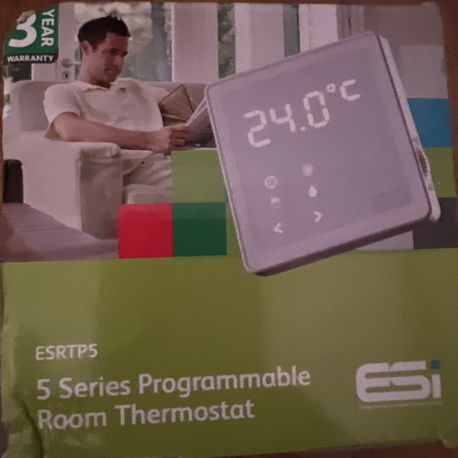 Esi Esrtp 5 Programmable Room Thermostat for sale online | eBay