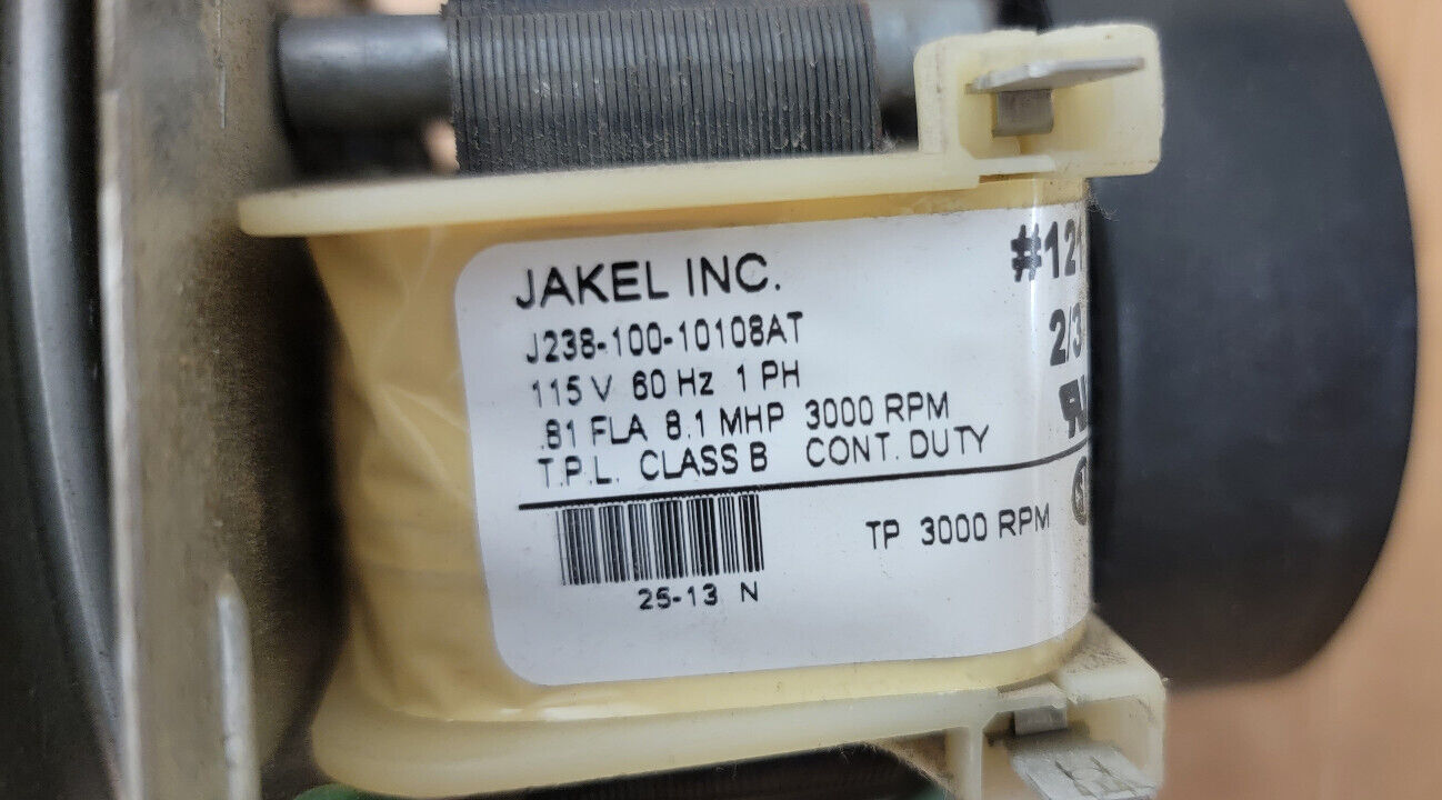 Jakel HC21ZE121A Furnace Inducer Motor J238-100-10108AT J238-100-10108 ...