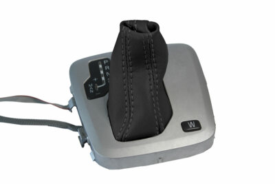 Automatic Shift Boot Cover Leather for Volvo XC90 2003-2014 Black